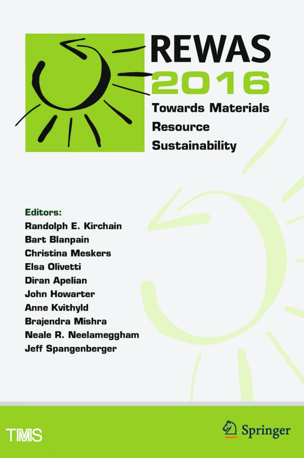 REWAS 2016 Towards Materials Resource Sustainability