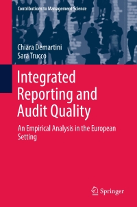 Cover image: Integrated Reporting and Audit Quality 9783319488257