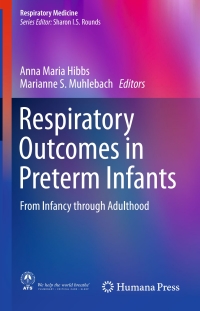 Cover image: Respiratory Outcomes in Preterm Infants 9783319488349