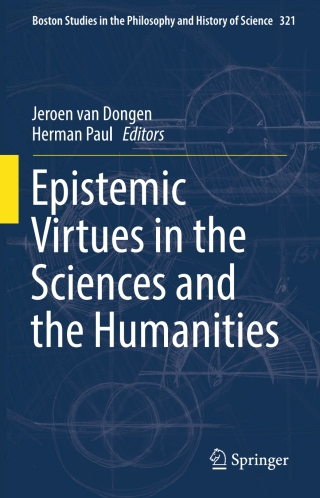Cover image: Epistemic Virtues in the Sciences and the Humanities 9783319488929
