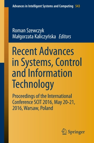Cover image: Recent Advances in Systems, Control and Information Technology 9783319489223