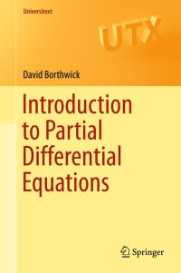 Cover image: Introduction to Partial Differential Equations 9783319489346