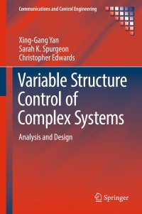 Imagen de portada: Variable Structure Control of Complex Systems 9783319489612