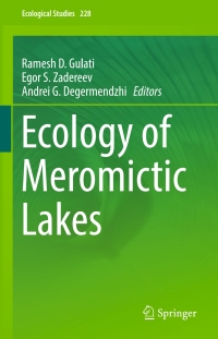 Imagen de portada: Ecology of Meromictic Lakes 9783319491417