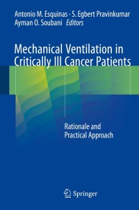 Imagen de portada: Mechanical Ventilation in Critically Ill Cancer Patients 9783319492551