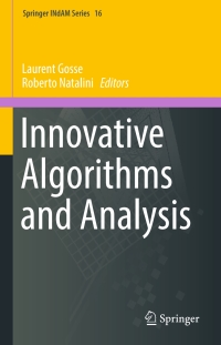 Cover image: Innovative Algorithms and Analysis 9783319492612
