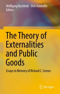 Cover image: The Theory of Externalities and Public Goods 9783319494418