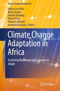 Imagen de portada: Climate Change Adaptation in Africa 9783319495194
