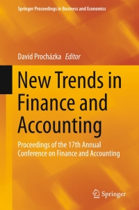 Imagen de portada: New Trends in Finance and Accounting 9783319495583