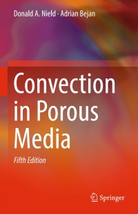Cover image: Convection in Porous Media 5th edition 9783319495613