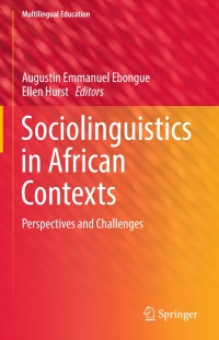 Imagen de portada: Sociolinguistics in African Contexts 9783319496092