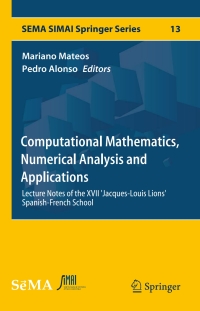 Imagen de portada: Computational Mathematics, Numerical Analysis and Applications 9783319496306