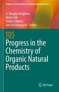 Imagen de portada: Progress in the Chemistry of Organic Natural Products 105 9783319497112