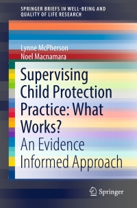 Cover image: Supervising Child Protection Practice: What Works? 9783319500348