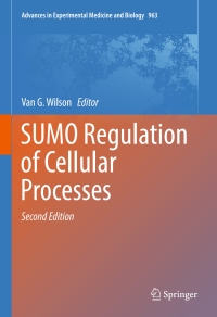 Cover image: SUMO Regulation of Cellular Processes 2nd edition 9783319500430