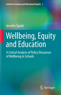 Cover image: Wellbeing, Equity and Education 9783319500645