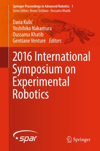Cover image: 2016 International Symposium on Experimental Robotics 9783319501147
