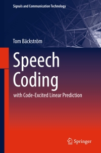 Immagine di copertina: Speech Coding 9783319502021