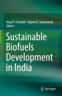 Cover image: Sustainable Biofuels Development in India 9783319502175