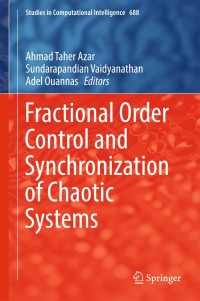 Cover image: Fractional Order Control and Synchronization of Chaotic Systems 9783319502489