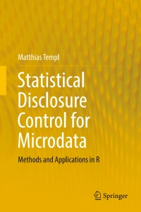 Titelbild: Statistical Disclosure Control for Microdata 9783319502700