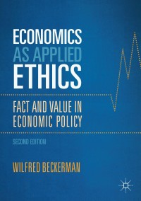 Cover image: Economics as Applied Ethics 2nd edition 9783319503189