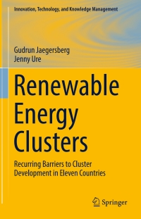 صورة الغلاف: Renewable Energy Clusters 9783319503639