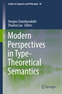 表紙画像: Modern Perspectives in Type-Theoretical Semantics 9783319504209