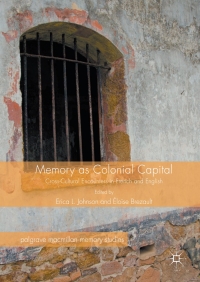 Cover image: Memory as Colonial Capital 9783319505763