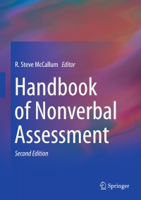 Cover image: Handbook of Nonverbal Assessment 2nd edition 9783319506029