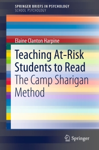 Cover image: Teaching At-Risk Students to Read 9783319506234