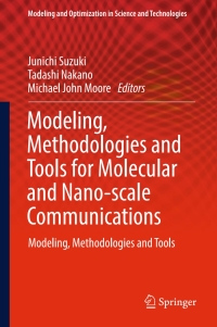 Imagen de portada: Modeling, Methodologies and Tools for Molecular and Nano-scale Communications 9783319506869