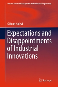 Cover image: Expectations and Disappointments of Industrial Innovations 9783319507019