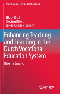 Omslagafbeelding: Enhancing Teaching and Learning in the Dutch Vocational Education System 9783319507323