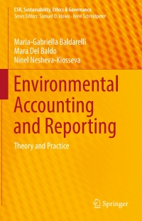 Imagen de portada: Environmental Accounting and Reporting 9783319509167