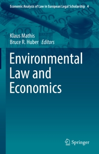 Cover image: Environmental Law and Economics 9783319509310