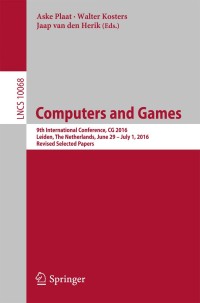 Cover image: Computers and Games 9783319509341