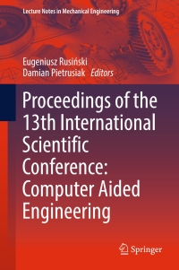 Omslagafbeelding: Proceedings of the 13th International Scientific Conference 9783319509372