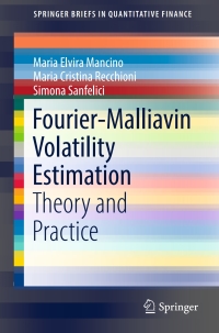 Titelbild: Fourier-Malliavin Volatility Estimation 9783319509679