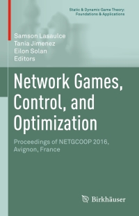 Cover image: Network Games, Control, and Optimization 9783319510330