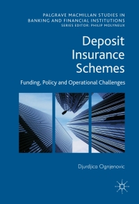 Cover image: Deposit Insurance Schemes 9783319511429