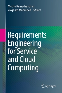 Imagen de portada: Requirements Engineering for Service and Cloud Computing 9783319513096