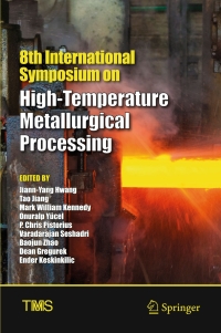 صورة الغلاف: 8th International Symposium on High-Temperature Metallurgical Processing 9783319513393