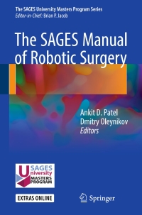 Cover image: The SAGES Manual of Robotic Surgery 9783319513607