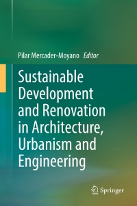 Imagen de portada: Sustainable Development and Renovation in Architecture, Urbanism and Engineering 9783319514413