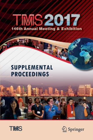 Imagen de portada: TMS 2017 146th Annual Meeting & Exhibition Supplemental Proceedings 9783319514925