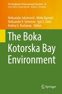 Omslagafbeelding: The Boka Kotorska Bay Environment 9783319516134