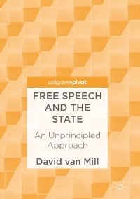 表紙画像: Free Speech and the State 9783319516349