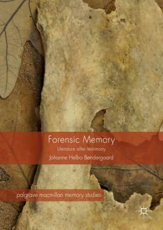 Imagen de portada: Forensic Memory 9783319517650