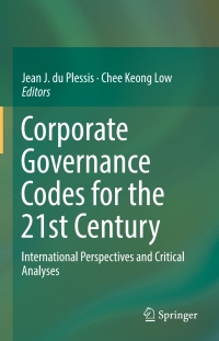 Cover image: Corporate Governance Codes for the 21st Century 9783319518671